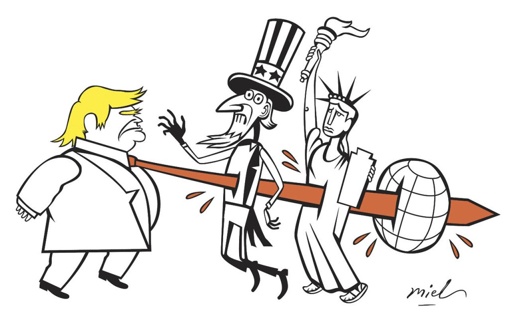 Trump’s first day | In cartoons