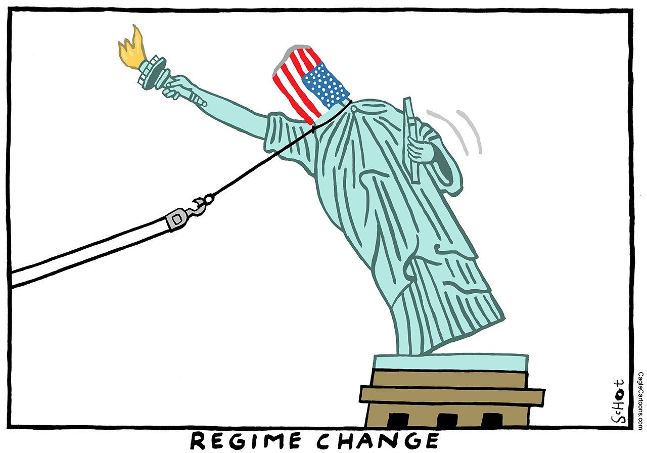 Trump’s wall and Muslim ban, in cartoons | The view from across the water