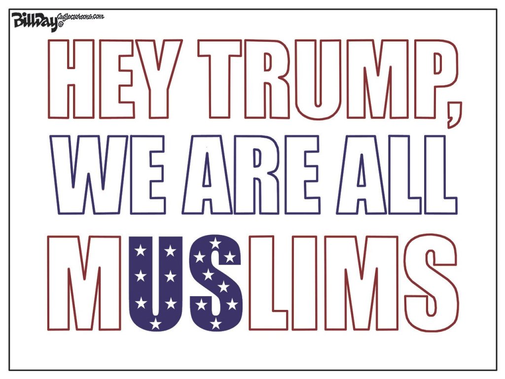 Trump’s wall and Muslim ban, in cartoons | The view from here
