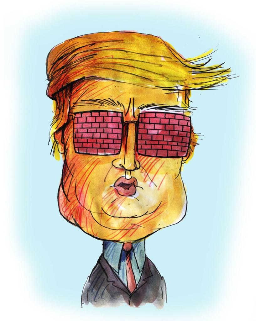 Trump’s wall and Muslim ban, in cartoons | The view from across the water