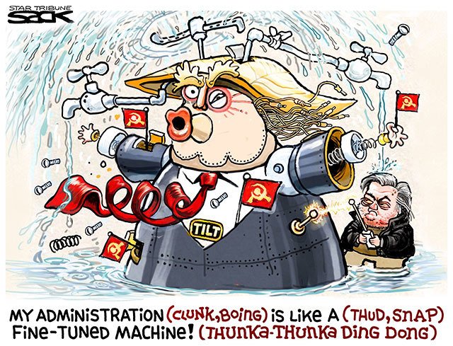 Trump’s fourth week in office | In cartoons