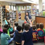 Kiwanis fund Third Graders to the Library