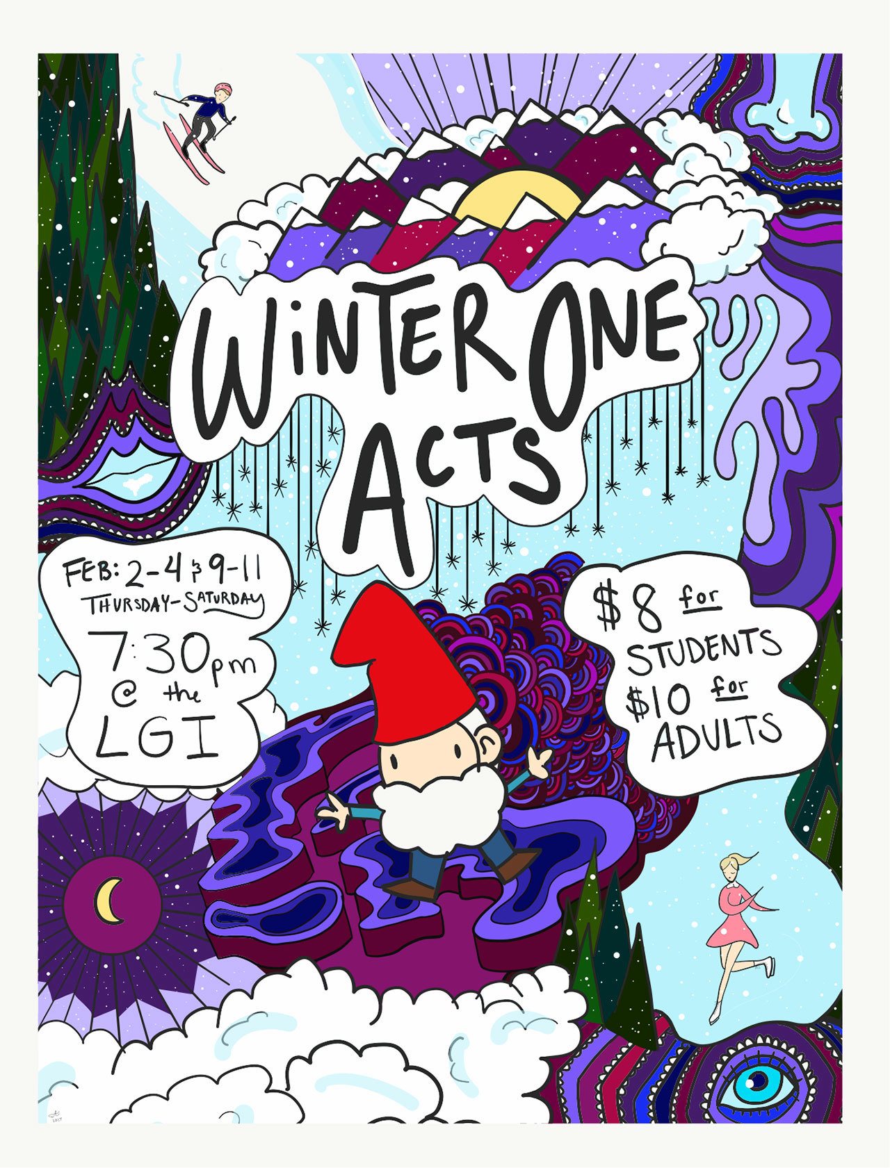 Image courtesy of Karen Polinksy                                The annual Bainbridge High School Winter One Act playfest is set to return to the large group instruction room at 7:30 p.m. Thursday, Feb. 2 and 9, Friday, Feb. 3 and 10 and Saturday, Feb. 4 and 11.