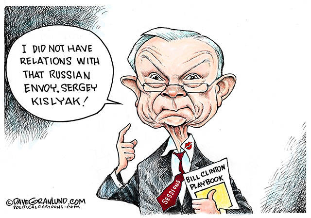 The Sessions Scandal | In cartoons