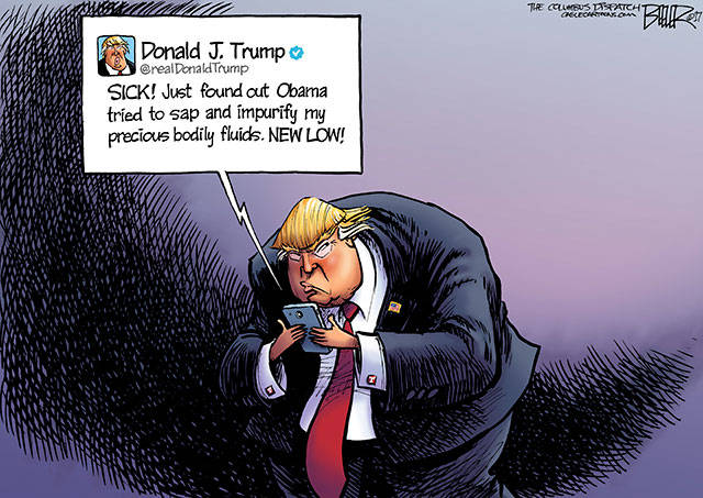 President Tweet | In cartoons