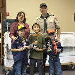 Scout Pack 4496 spends a day at the races