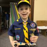 Scout Pack 4496 spends a day at the races