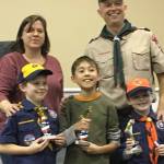 Scout Pack 4496 spends a day at the races