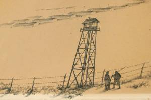 A most puzzling painting: Curbside conundrum leads from Rotary donation pile to prison camp, ends in a mystery - for now