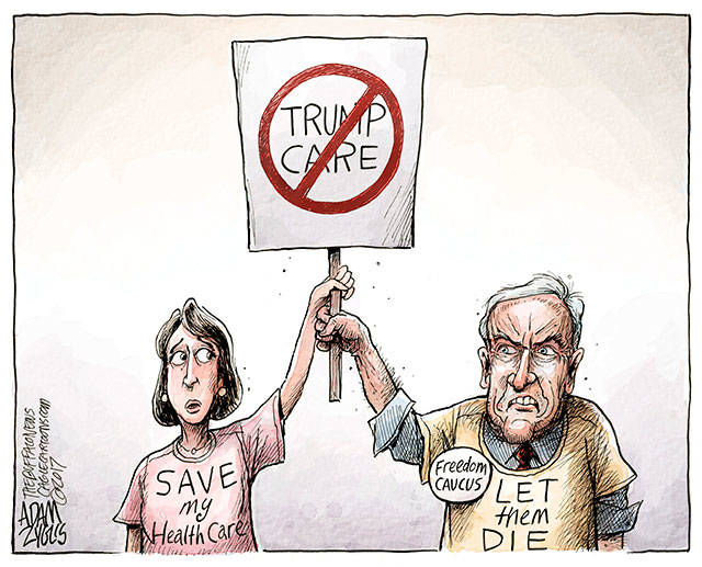 The fall of Trumpcare | In cartoons