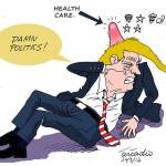 The fall of Trumpcare | In cartoons