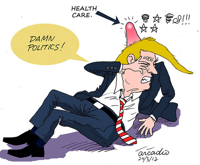 The fall of Trumpcare | In cartoons