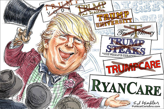 The fall of Trumpcare | In cartoons