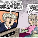 The fall of Trumpcare | In cartoons