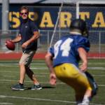 Luciano Marano | Bainbridge Island Review &mdash; The Bainbridge Spartans will play in a newly created third division in the Metro League, which school officials say will allow the previously struggling football team a fair chance to compete when they return to the field under returning Head Coach Jeff Rouser this fall.