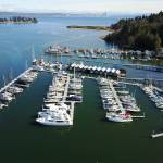 Photo courtesy of Jim Hough | Eagle Harbor Marina&rsquo;s recently completed rebuild made it the most technologically advanced marina in the county.
