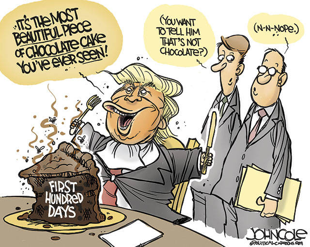 Trump’s 13th week in office | In cartoons