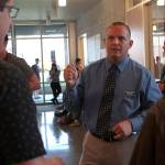 Luciano Marano | Bainbridge Island Review &mdash; Bainbridge High School principal Duane Fish will be leaving his post as principal to take a new job as principal at Arlington High School. His last day is June 30.