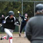 Luciano Marano | Bainbridge Island Review - The Spartans took an early lead and then brought the Seahawks down to earth for good in the fourth inning as Bainbridge beat Chief Sealth 11-1 in girls varsity fastpitch softball