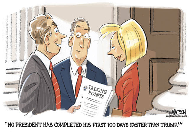 Trump’s 14th week in office | In cartoons