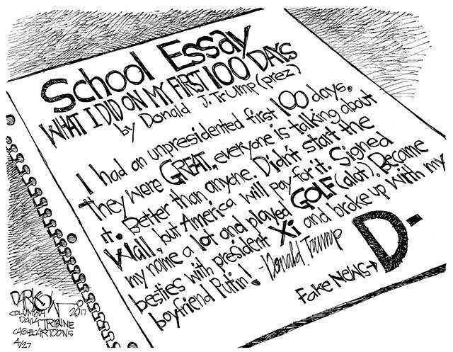 Trump’s 14th week in office | In cartoons