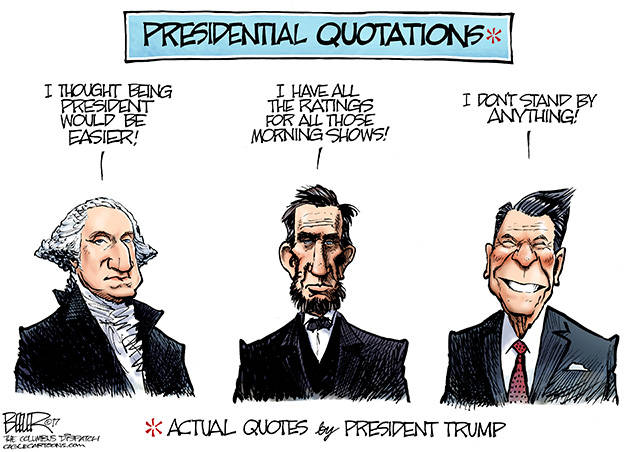 Trump’s 15th week in office | In cartoons