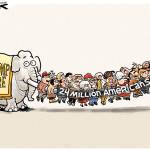 Trump’s 15th week in office | In cartoons
