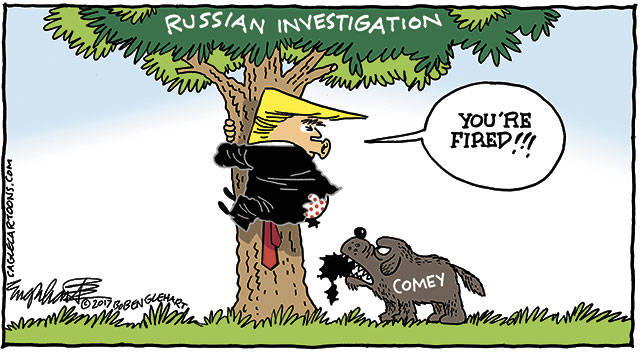 Comey’s firing | In cartoons