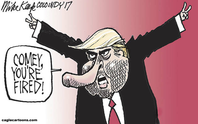 Comey’s firing | In cartoons