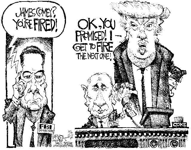 Comey’s firing | In cartoons