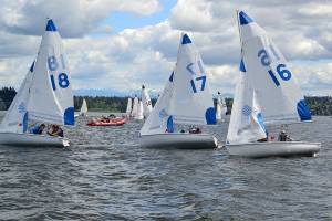 BI sailors soar to third at District regatta
