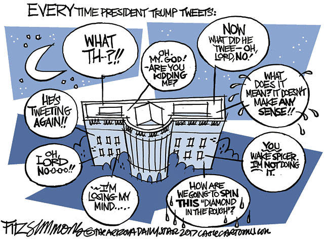 Trump’s 16th week in office | In cartoons