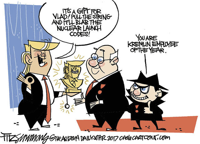 Trump’s 16th week in office | In cartoons