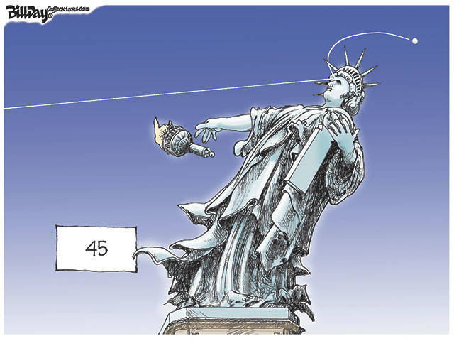 Trump’s 16th week in office | In cartoons