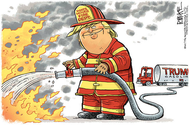 Trump’s 16th week in office | In cartoons