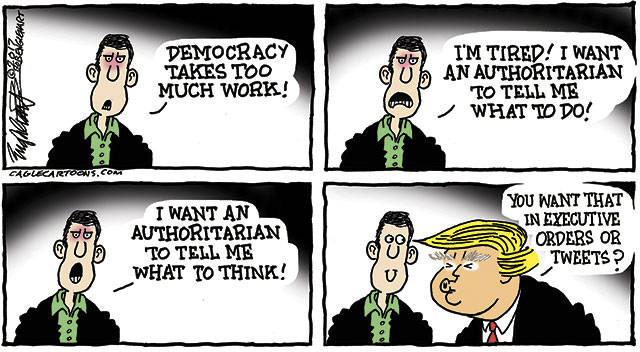 Trump’s 16th week in office | In cartoons