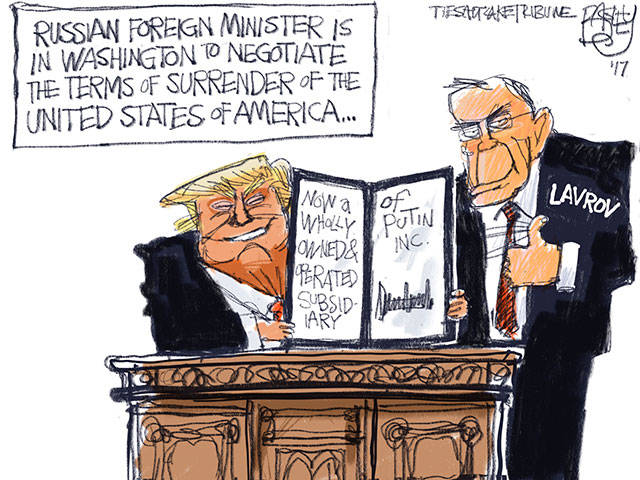 Trump’s 16th week in office | In cartoons