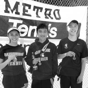 Tennis players move on