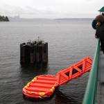 A slide to safety: WSF conducts emergency evacuation drills at Winslow terminal | Gallery