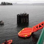 A slide to safety: WSF conducts emergency evacuation drills at Winslow terminal | Gallery