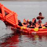 A slide to safety: WSF conducts emergency evacuation drills at Winslow terminal | Gallery