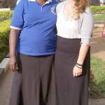 Photo courtesy of Aleks Kubin | Byakagaba Lillian and Aleks Kubin pose for a photo in Uganda.