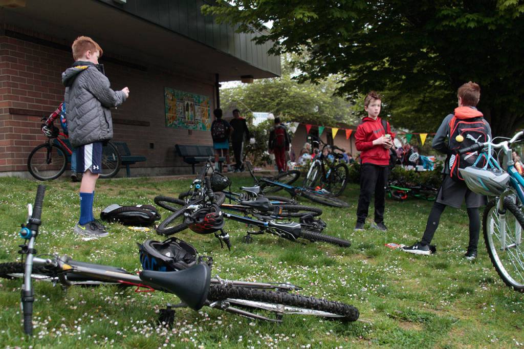 Pedal power: Bike to School Day is a big hit on Bainbridge