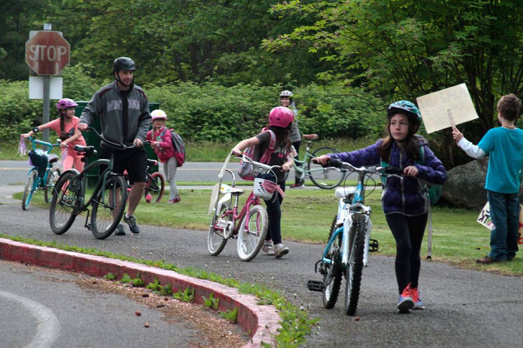 Pedal power: Bike to School Day is a big hit on Bainbridge