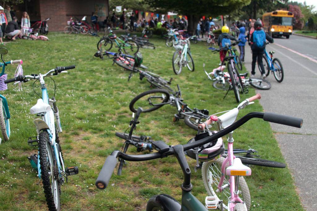 Pedal power: Bike to School Day is a big hit on Bainbridge
