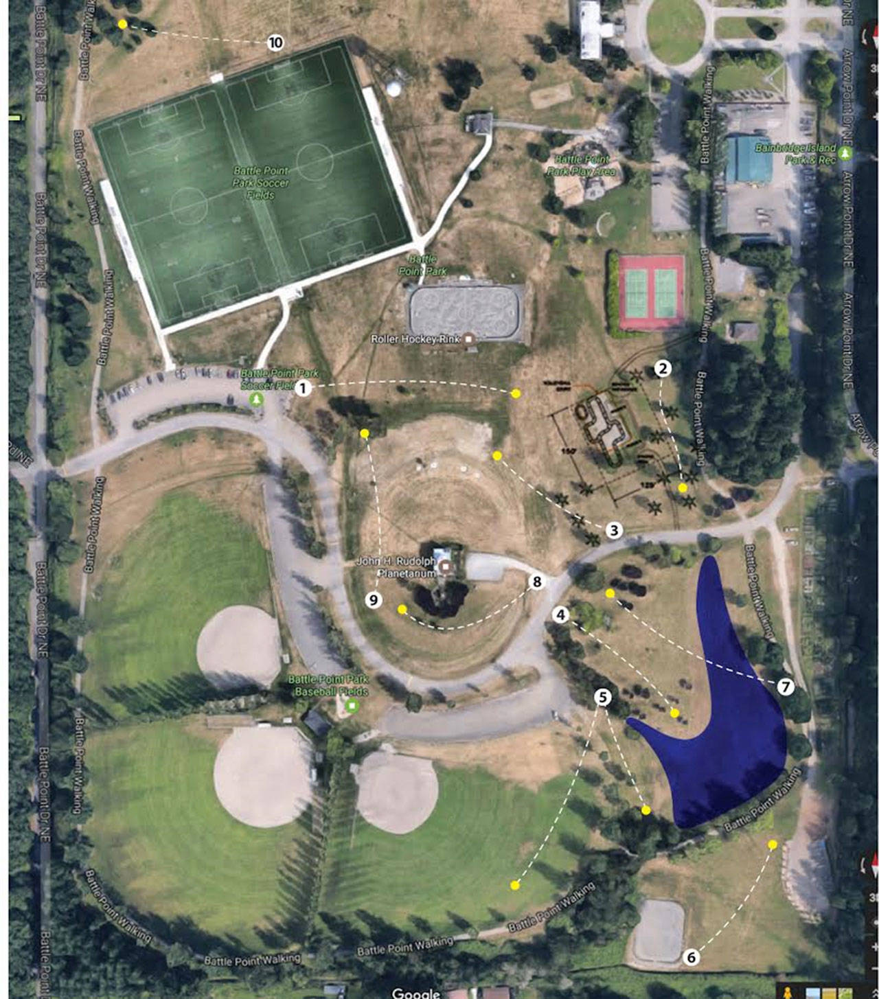 Disc golf course approved for Battle Point