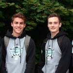 Luciano Marano | Bainbridge Island Review - The formidable foursome of Cole Brundige, Carlo Ruggiero, Carter Hall and Wyatt Longley claimed the state 3A title in the 4x400-meter boys relay in the event and set a new Bainbridge High School record (3:20.47) the State Washington 3A Track & Field Championships in Tacoma.