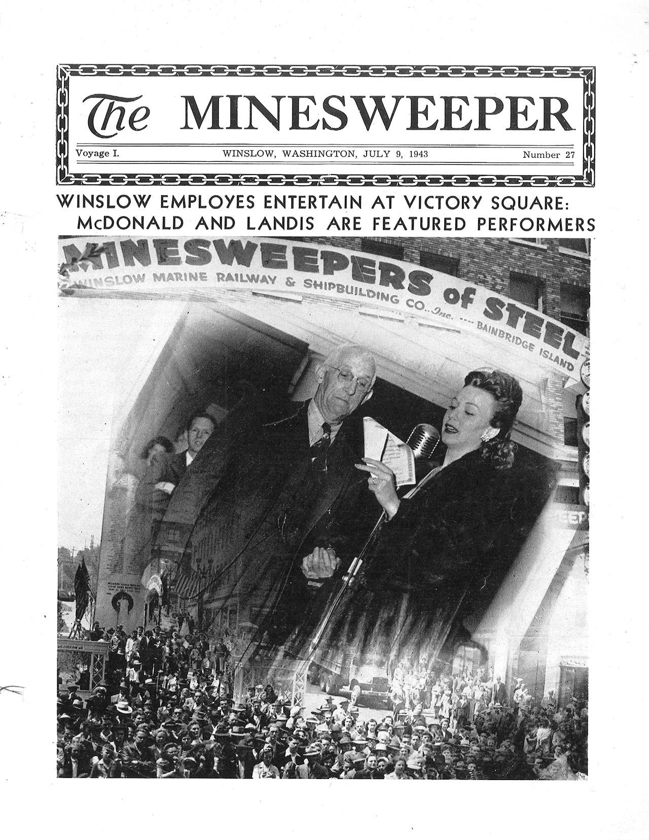 Newsletter offers a window into 1940s island life