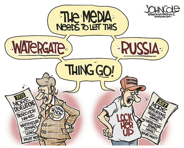 Trump’s 26th week in office | In cartoons