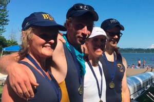 BI Master rowers claim gold at Northwest regional tourney